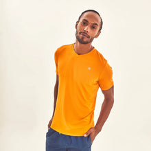 Carregar imagem no visualizador da galeria, Image 03: Uv Line T-Shirt Pour Homme T-Shirt Sport Fit Orange Upf50+
