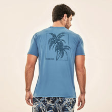 Carregar imagem no visualizador da galeria, Model Back: Uv Line T-Shirt Pour Homme T-Shirt Uvline Coqueiro Upf50+
