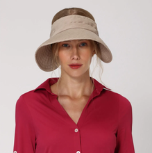 Carregar imagem no visualizador da galeria, Model Front: Uv Line Visière Tokyo Fpu50+ Visor Khaki Uv
