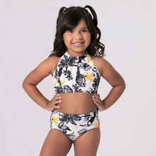 Carregar imagem no visualizador da galeria, Image 04: Uv Line Deux Pièces Fille Trikini Brasil Upf50+
