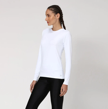 Carregar imagem no visualizador da galeria, Image 02: Uv Line T-Shirt Women Fpu50+ Uvpro Long Sleeve T-Shirt White Uv
