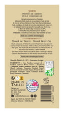 Carregar imagem no visualizador da galeria, Product Back: Vahine Solaire Vahine Monoi Coco 125Ml
