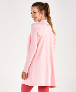 Cardigan Rib Santorini Rosa Respire