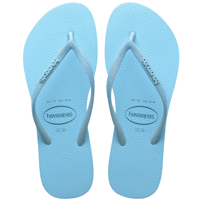 Havaianas Slim Glitter Neon Azul Water