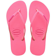 Carregar imagem no visualizador da galeria, Havaianas Slim Glitter Neon Rosa Macaron
