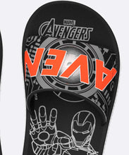 Carregar imagem no visualizador da galeria, Ipanema Avengers Slide Preto Cinza Laranja
