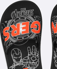 Carregar imagem no visualizador da galeria, Ipanema Avengers Slide Preto Cinza Laranja
