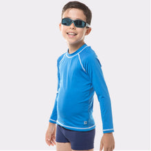 Carregar imagem no visualizador da galeria, Kids FPU50+ UV Colors Long Sleeve T-Shirt Malibu Blue Uv
