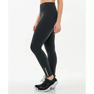 Legging Supplex Ziper Barra Preto