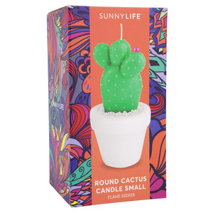 Round Cactus Candle Small