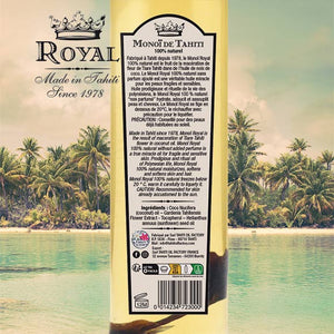 Royal Monoi 100% Natural 100 ML Glass Bottle