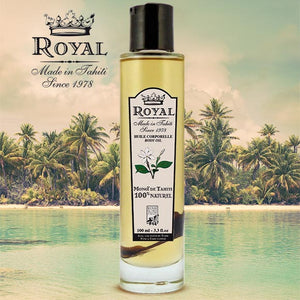 Royal Monoi 100% Natural 100 ML Glass Bottle