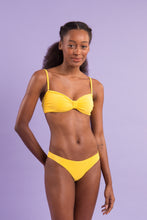 Carregar imagem no visualizador da galeria, Set Malibu-Yellow Bandeau-Duo Essential
