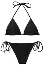 Carregar imagem no visualizador da galeria, Set Shimmer-Black Tri-Inv Cheeky-Tie
