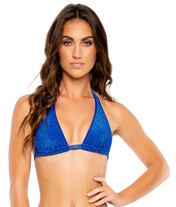 Top Halter Stardust Royal Blue